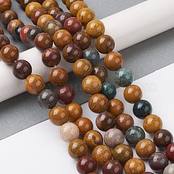 Natural Ocean Jasper Beads Strands&nbsp;G-C102-B01-03