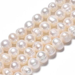 Natural Cultured Freshwater Pearl Beads Strands&nbsp;PEAR-N013-06B