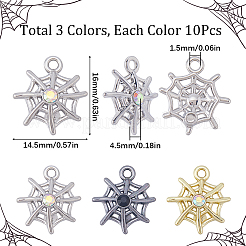 30Pcs 3 Colors Alloy Pendant&nbsp;FIND-SC0006-50