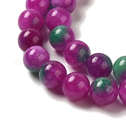 Natural Dyed White Jade Beads Strands&nbsp;G-M402-C03-20