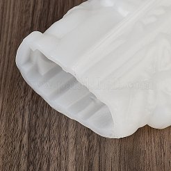 クリスマス DIY シリコンキャンドル型  レジン型  UVレジン用  エポキシ樹脂工芸品作り  鹿  88x68x94mm  内径：80x58x84mm&nbsp;AJEW-U014-02B
