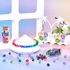 900Pcs 15 Colors Transparent Acrylic Beads&nbsp;TACR-TA0001-46