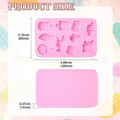2Pcs Silicone Cake Molds for DIY&nbsp;ST-CJ0007-70