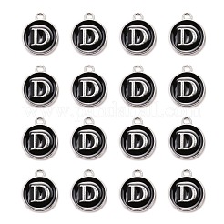 Platinum Plated Alloy Charms&nbsp;X-ENAM-S118-02D-P