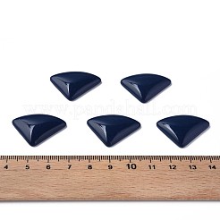 オペークアクリルカボション  三角形  プルシアンブルー  19.5x28x5mm  約354個/500g&nbsp;MACR-S373-144-A06