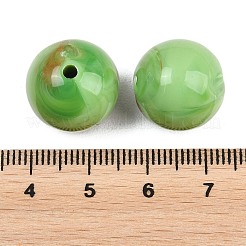 Opaque Acrylic Imitation Gemstone Beads&nbsp;OACR-G064-15C-02