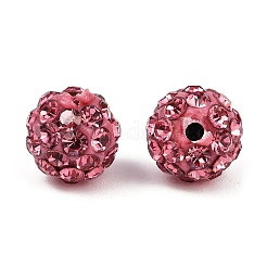 Polymer Clay Rhinestone Beads&nbsp;RB-H284-6MM-Half-209