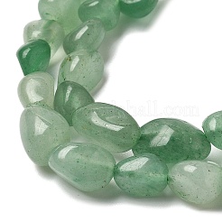 Natural Green Aventurine Nuggets Beads Strands&nbsp;G-L154-10-01