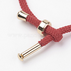 Cotton Twisted Cord Bracelet Making&nbsp;MAK-L012-04