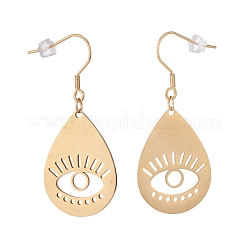 Chakra Theme Hollow Charm Dangle Earrings&nbsp;EJEW-JE04720