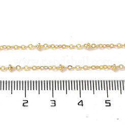 2mmラックメッキ真鍮サテライトチェーンネックレス、女性用、男性用  カドミウムフリー＆鉛フリー  901ステンレススチール留め具  長持ちメッキ  18KGP本金メッキ  27.56インチ（70cm）&nbsp;MAK-L044-11G