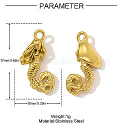 304 Stainless Steel Pendants&nbsp;STAS-OY003-69G
