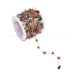 Brass Handmade Beaded Chain&nbsp;CHC-CJ0001-54