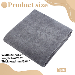 ポリエステル生地  DIY バッグ 衣類 アクセサリー  グレー  2000x1485x1mm&nbsp;AJEW-WH0314-650A