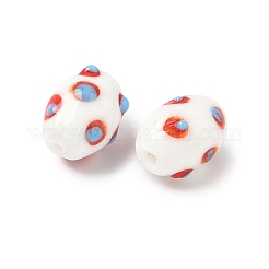 Handmade Lampwork Bumpy Beads&nbsp;LAMP-U004-04A