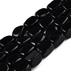 Natural Black Stone Beads Strands&nbsp;G-T138-88