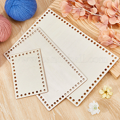 5Pcs 3 Styles Wooden Basket Bottoms&nbsp;DIY-HS0002-15