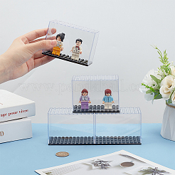 4Pcs Transparent Plastic Minifigure Display Cases&nbsp;ODIS-FG0001-78