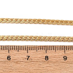 3MM 304 Stainless Steel Curb Chain Necklaces&nbsp;NJEW-P338-03G