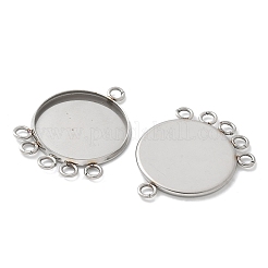 304 Stainless Steel Pendant Cabochos&nbsp;STAS-C117-05P