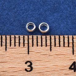 真鍮製つぶし玉カシメ玉  ロンデル  銀色のメッキ  直径約2.5mm  穴：1.2mm&nbsp;J0JMN022