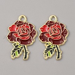 Alloy Enamel Pendants&nbsp;ENAM-WH0063-07C