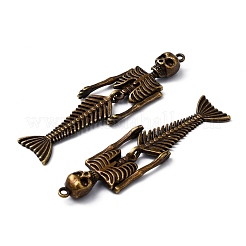 Tibetan Style Alloy Big Pendants&nbsp;X-TIBE-Q067-01AB-NR