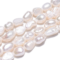 Natural Cultured Freshwater Pearl Beads Strands&nbsp;X1-PEAR-N014-06B