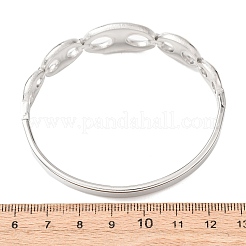 304 Stainless Steel Hinged Bangles for Women&nbsp;BJEW-F527-03P