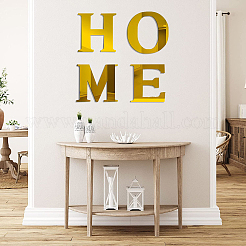 Mirror Wall Stickers&nbsp;DIY-WH0282-22B