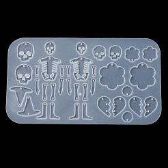 Halloween Theme Silicone Pendant Molds&nbsp;LS-DIY-Q030-05B
