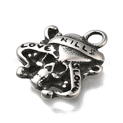 304 Stainless Steel Pendants&nbsp;STAS-L284-47AS