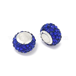 Alloy Rhinestone Clay Pave Beads&nbsp;ALRI-D300-03S-01