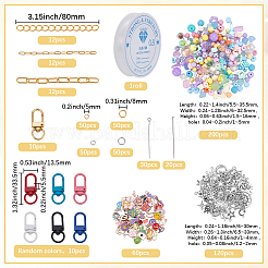 DIY Lip Gloss Keychain Findings Kits&nbsp;DIY-SP0007-51