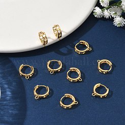 SHEGRACE Brass Hoop Earrings Findings&nbsp;XGR0151G-89G