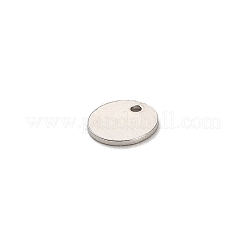 スターリングシルバー チェーン エクステンダー ドロップ 925 個  ロジウムメッキ  プラチナ  フラットラウンド  5x0.5mm  穴：2mm&nbsp;LS-STER-R010-03P-02