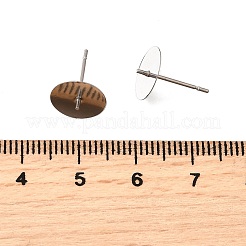 304 Stainless Steel Stud Earring Findings&nbsp;STAS-D370-02P-05