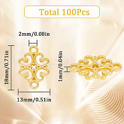 100Pcs Alloy Connector Charms&nbsp;TIBEP-SC0002-40