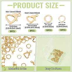 16Pcs Brass Lobster Claw Clasps&nbsp;KK-TA0009-16