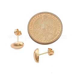 女性用真鍮スタッドピアスセット  ムーン＆ティアドロップ  18KGP本金メッキ  7~10.5x5~7.5mm  3のペア/セット&nbsp;EJEW-F352-01G-02