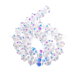 Glass with Enamel Beads Strands&nbsp;GLAA-M047-01G