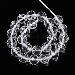 Natural Quartz Crystal Beads Strands&nbsp;G-S345-8mm-35