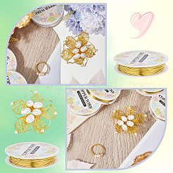 4 Rolls Copper Jewelry Craft Wire&nbsp;CWIR-SC0001-07