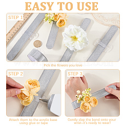 6Pcs Plastic Slap Bracelets&nbsp;BJEW-CN0001-18A