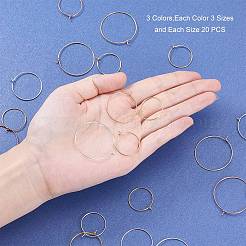 Brass Wine Glass Charm Rings&nbsp;KK-PH0035-15
