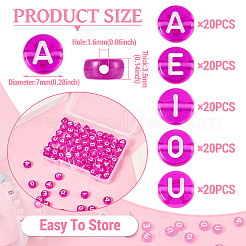 100Pcs 5 Styles Transparent Acrylic Beads&nbsp;OACR-TA0003-48A