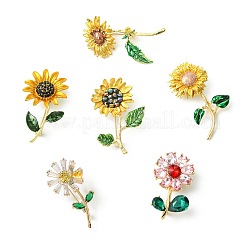 6Pcs 6 Styles Zinc Alloy Lapel Pins for Backpack Clothes&nbsp;JEWB-CJ0002-98