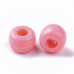 不透明なポリスチレンプラスチックビーズ  コラム  ミックスカラー  8.5x6mm  穴：3.5mm  約200個/50g&nbsp;X-KY-I004-03B