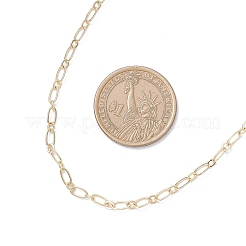 3MM Brass Oval Link Chain Necklaces for Women&nbsp;NJEW-JN05518