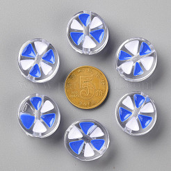 Transparent Enamel Acrylic Beads&nbsp;TACR-S155-005A
